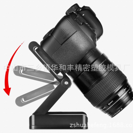 Z型快装板夹座  折叠云台 桌面三脚架 滑轨/相机 微距架 便携轻便