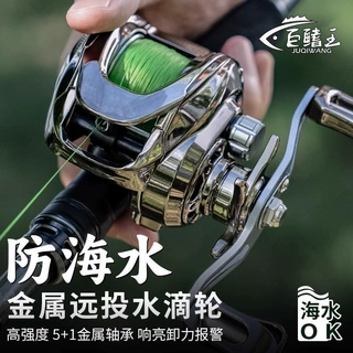 水滴轮全金属路亚远投专用渔轮防炸线桥筏钓轮打黑海钓路亚鱼线轮