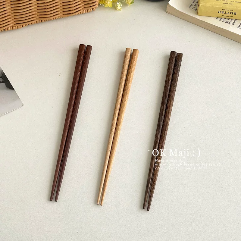 Антибактери sticks из натурального дерева элитные деревянные палочки для еды новая коллекция