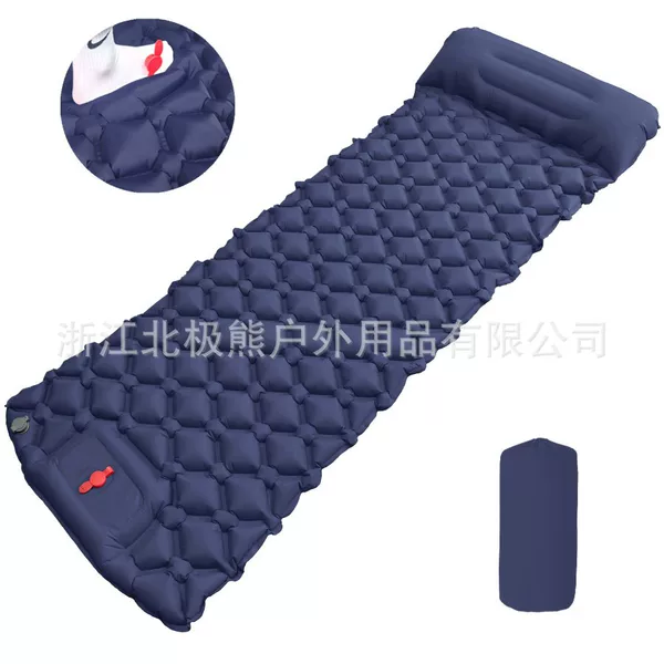LT-88 Foot New Single Rhombus TPU Inflatable Mat Outdoor Tent Sleeping Mat Camping Ultra Light Portable Moisture-proof Mat