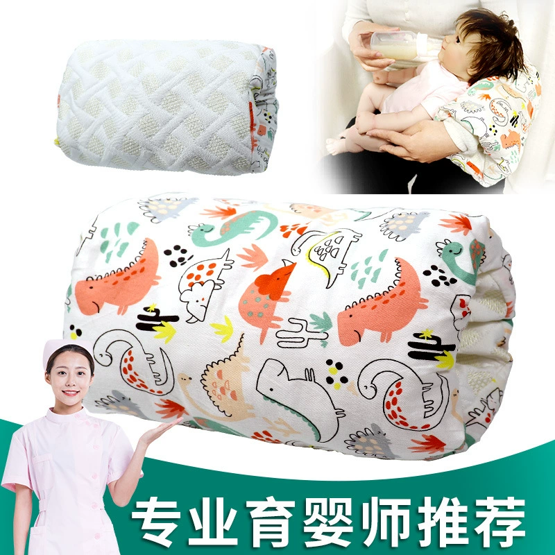 Подушка для кормления младенцев, из чистого хлопка, удобная подушка для удержания ребенка, для укачивания и кормления, всесезонная модель