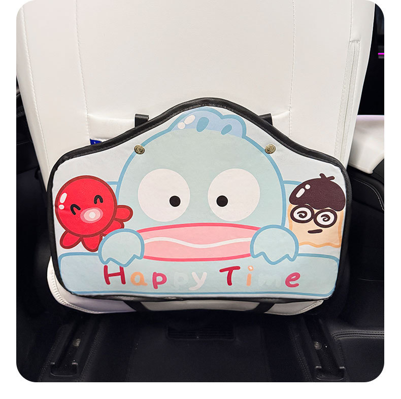 Clownfish Cartoon Cute Car Seat Back Anti-kick Pad Simple and Comfortable Dirt-resistant Storage Bag Anti-kick Pad Dirty Pad