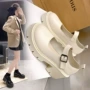 高跟学生夏季增高单鞋