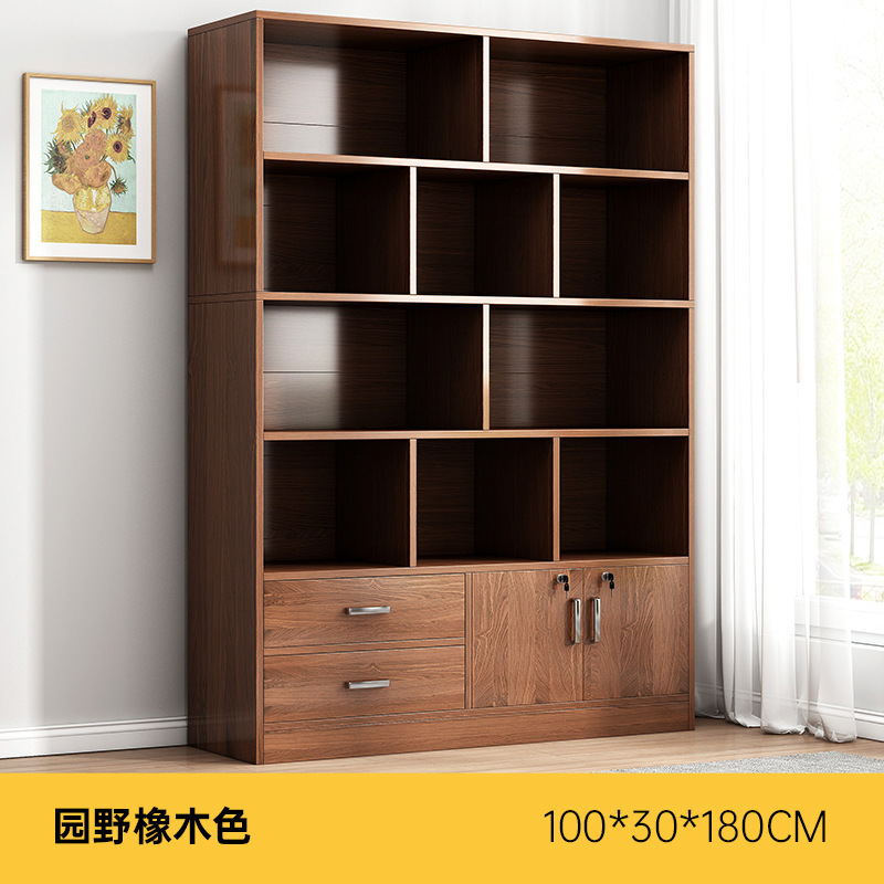 Estantería estantería simple estantería de almacenamiento Pared de piso sala de estar de almacenamiento moderno minimalista gabinete del vino estante del hogar Oficina