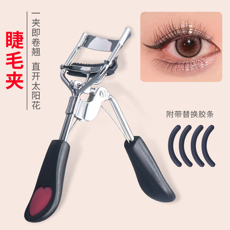 Fábrica de belleza traje de pestañas dispositivo auxiliar de pestañas peine de acero cepillo de pestañas falsas para transfronterizo rizador de pestañas traje