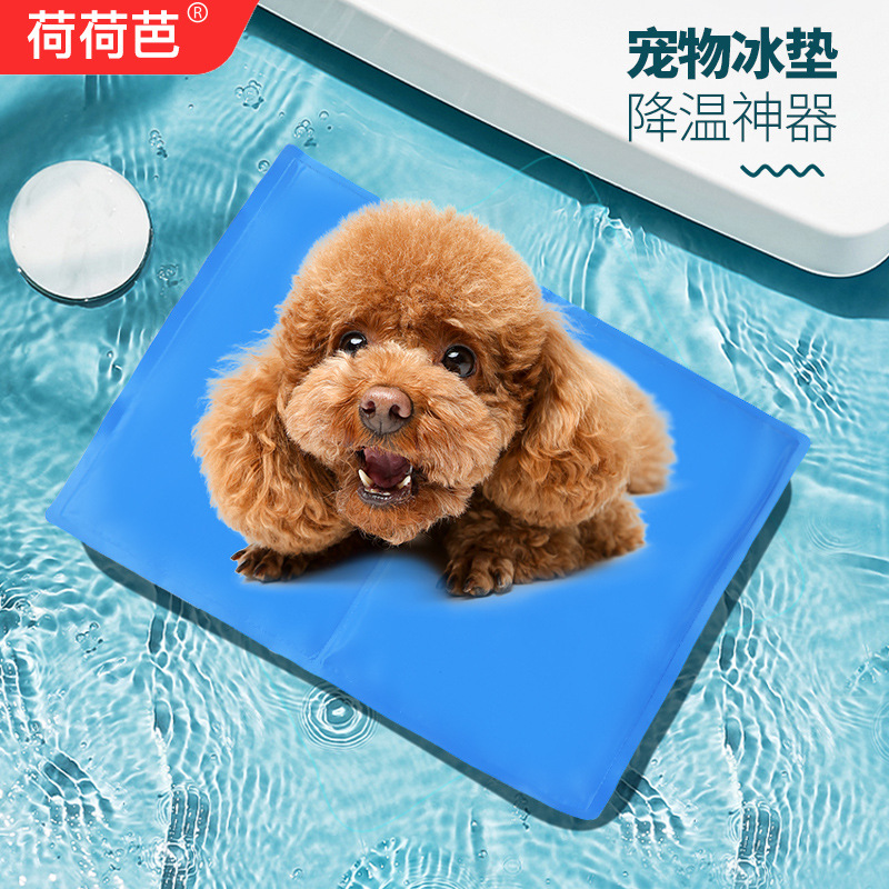 Transfronterizo dedicado verano mascota almohadilla de hielo perro artefacto de enfriamiento cojín de gel coche hogar sofá de cristal de hielo colchón