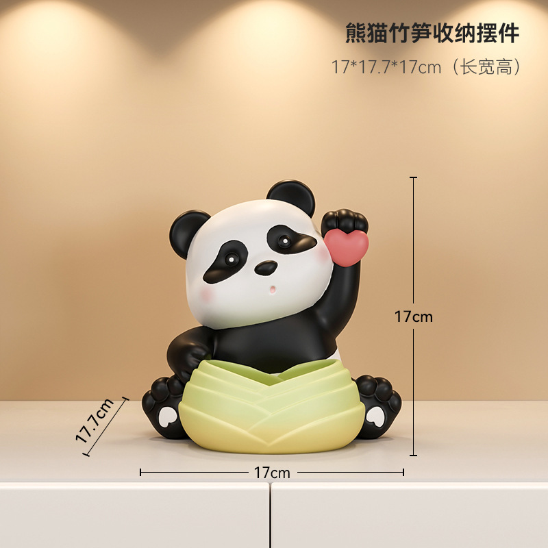 パンダの鍵を収納して玄関に飾って家の装飾品を家に入れます。|undefined