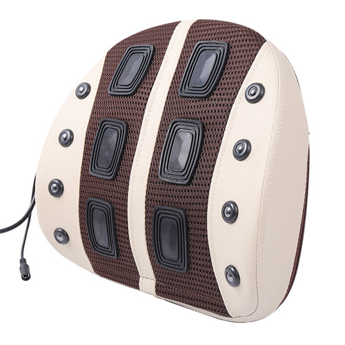 New Magnetic Electric Inflatable Waist Massager with Lumbar Disc Massage Device Cushion Heating Vibration Pulse Full Body