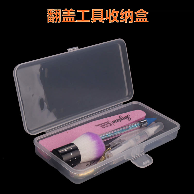 Caja de herramientas de manicura especial transfronteriza nueva engrosada caja de almacenamiento de herramientas de joyería resistente a caídas caja de set de suministros de manicura