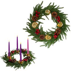 クロスボーダークリスマスガーランドノーフォックスプーンアドベントクリスマスキャンドルホルダーガーランドキャンドルホルダーキャンドルカップホリデーチャーチデコレーション