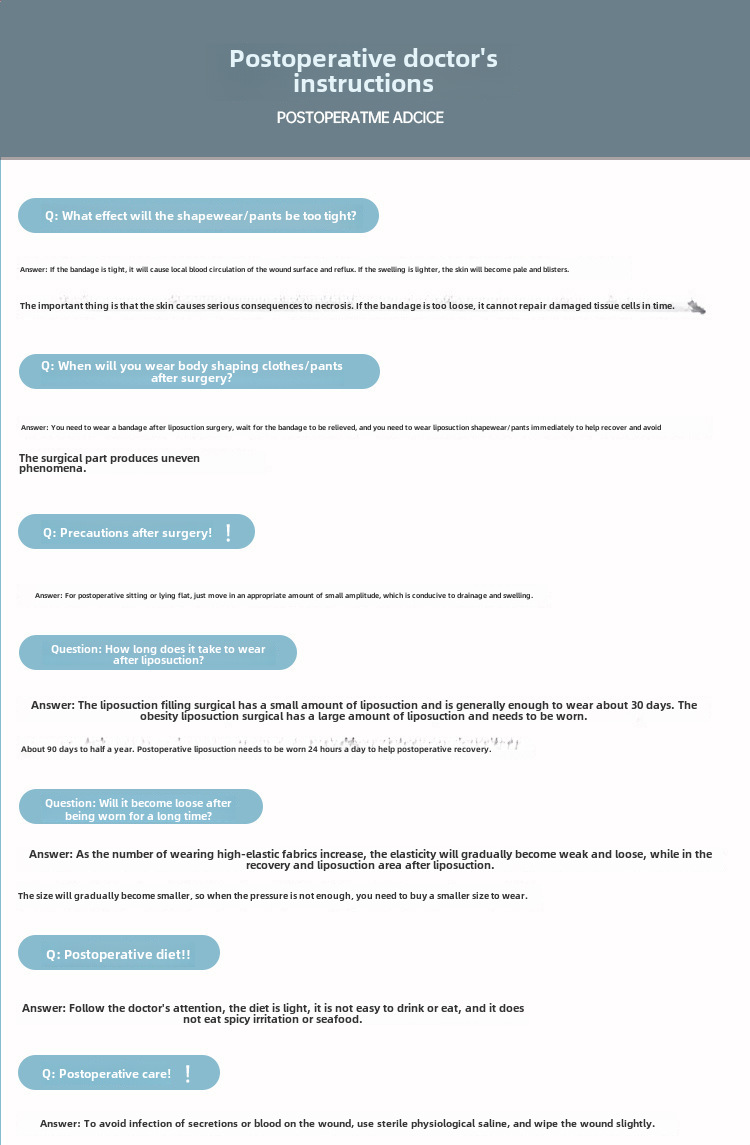 Liposuzione di seconda fase Pantaloni post-modellanti Riparazione post-partum Pantaloni ad alta pressione per il sollevamento dell'anca Addominali con anello grande per polpacci Pantaloni per la modellazione delle gambe_voghion.com