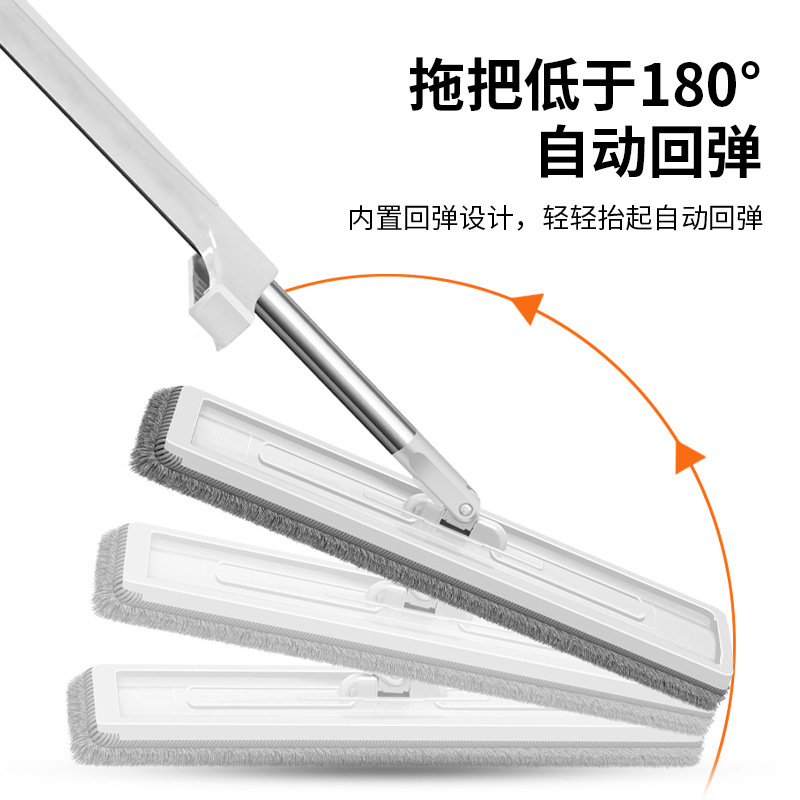 卸売家庭用厚くて大きなハンズフリーフラットモップ大面積回転モップ怠惰なフロアモップ|undefined
