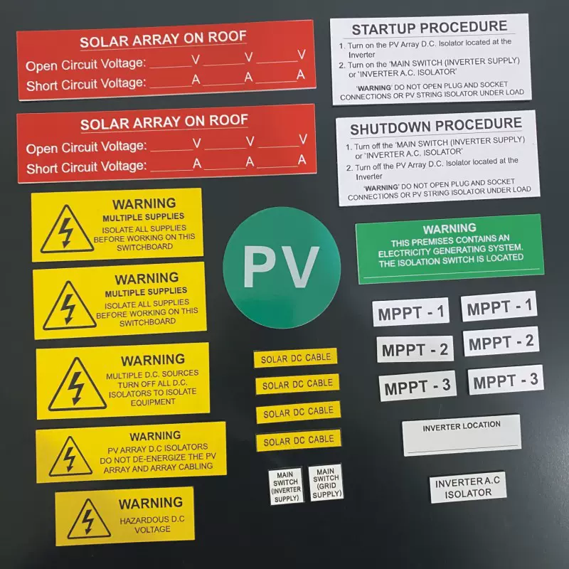 定制加工标签电缆警示配电消防铭牌广告材料激光双色板雕刻标牌