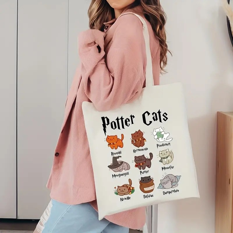 letras inglesas canciones impresión bolsas de lona bolsas de hombro bolsas plegables bolsas de mano bolsas de compras Amazon explosión comercio exterior