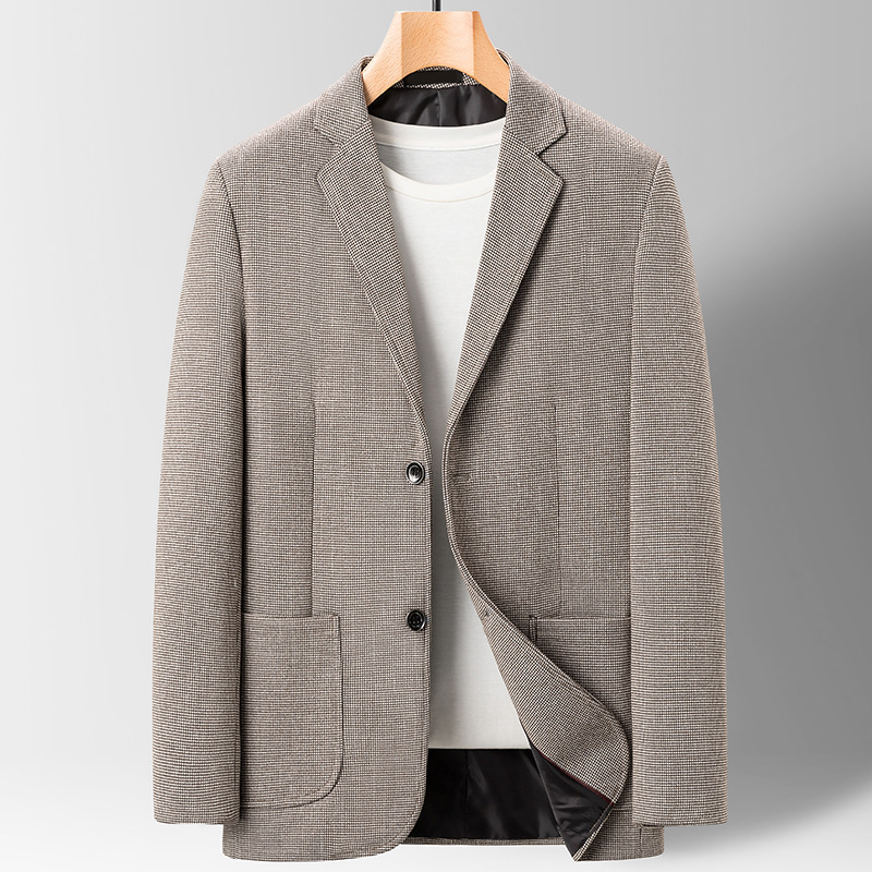Men's Suit with Lapel Collar 2025 Autumn and Winter New Style Men's Clothing for Young and Middle-Aged Business Casual Simple Comfortable Versatile Jacket Men's Suit with Lapel Collar 2025 Autumn and Winter New Style Men's Clothing for Young and Middle-Aged Business Casual Simple Comfortable Versatile Jacket