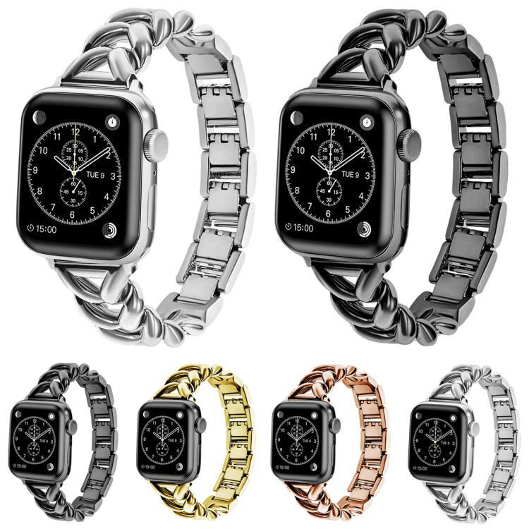xDfind para Apple Watch 38 -49 / S10 42mm xDfind Reloj de metal en forma de V