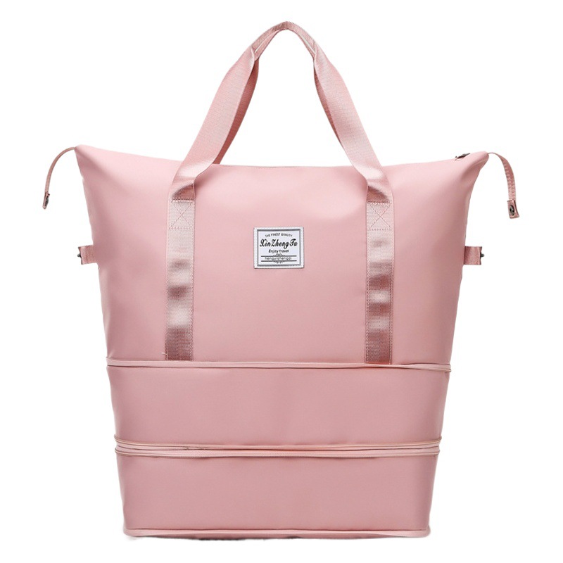 Bolsa de viaje al por mayor de fábrica LOGO bolsa de separación húmeda y seca impermeable portátil de gran capacidad plegable de corta distancia bolsa de fitness de viaje