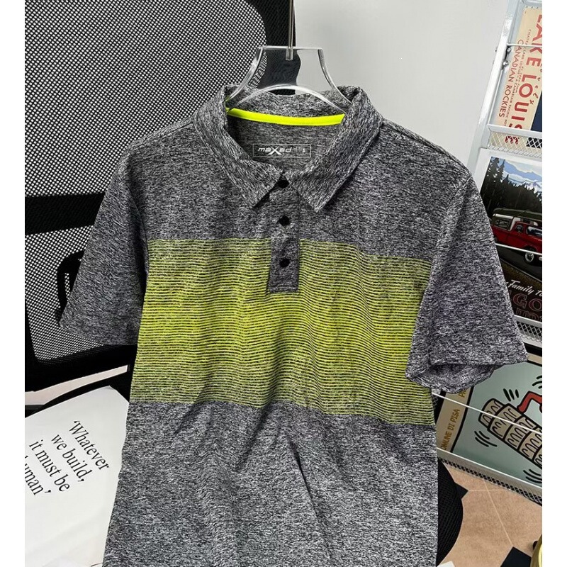 Amazon Summer Men's 2025 Stylish Lazy Trendy Short-Sleeve Ins Youth Fashion Loose Polo Shirt Big Trend