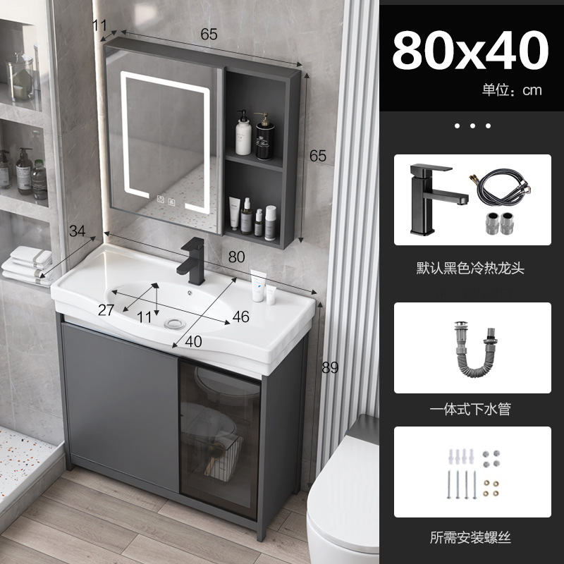 Puerta de vidrio tipo piso espacio gabinete de baño de aluminio balcón gabinete lavabo vertical pequeño tipo lavabo piscina