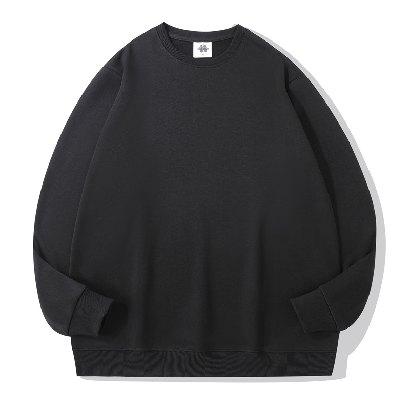Primavera y otoño servicio de catering ropa de trabajo personalizada LOGO cuello redondo algodón suéter café tienda de té de leche chaqueta bordada
