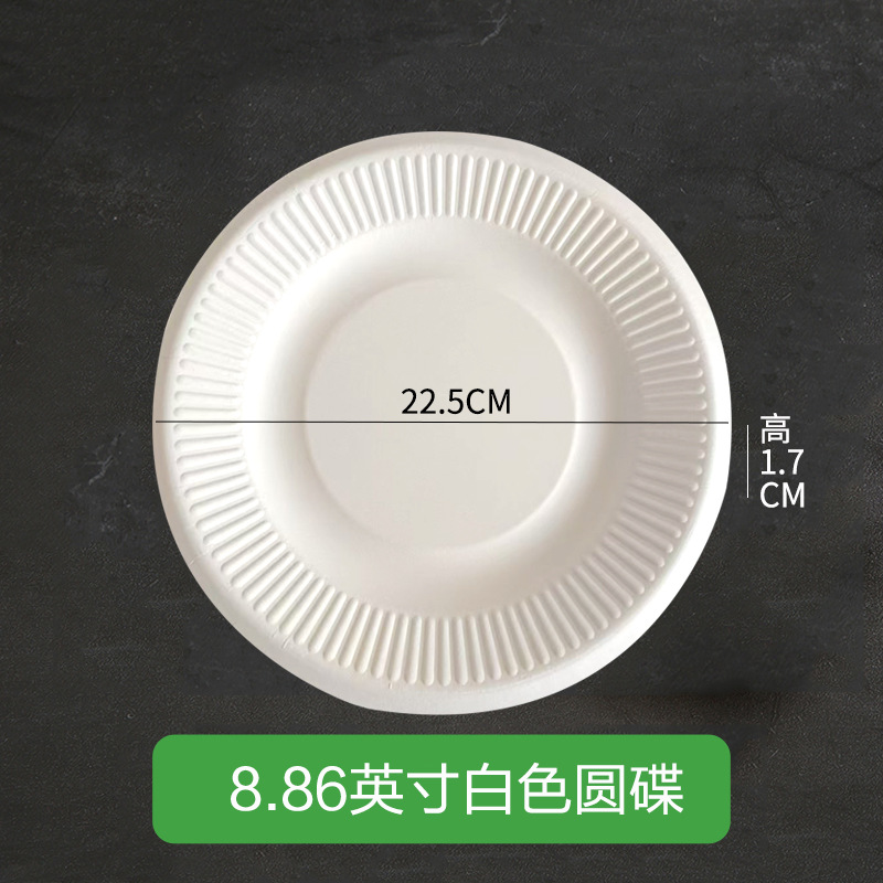 Desechables Placa de papel comercial picnic fiesta de cumpleaños pastel barbacoa engrosada niños DIY hecho a mano Placa de papel al por mayor