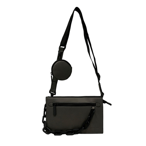 Functional style crossbody bag men's trendy brand street trend small backpack men's chest bag ins Japanese student personalized waist bag