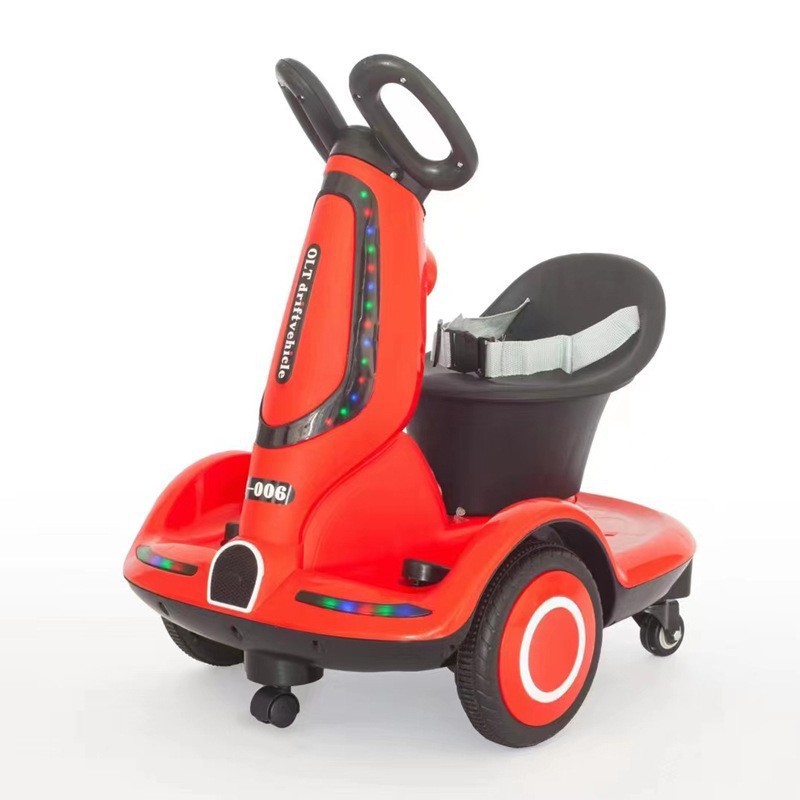 Autotonico eléctrico de equilibrio para niños, carro de equilibrio de cuatro ruedas para niños, motocicletas, automóviles de deriva interior