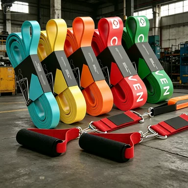 Yoga Resistance Bands for Youth Strength Training, Fitness Resistance Bands, Hip Training Auxiliary Tension Ropes, Factory Can Customize Logo