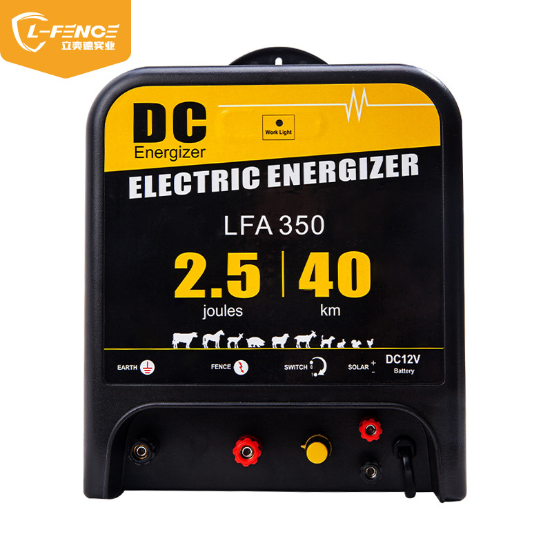 农场电子围栏主机 DC直流电围栏控制器 40km2.5J电子围栏主机