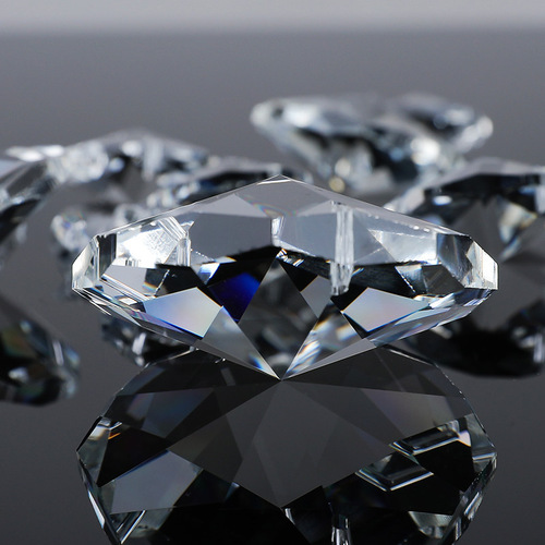 Home Decor Lamps and Lighting Double Socket Octagonal Bead Curtain Crystal Pendant Light Fixture Accessories Material Bead Curtain Scatter Beads Wholesale