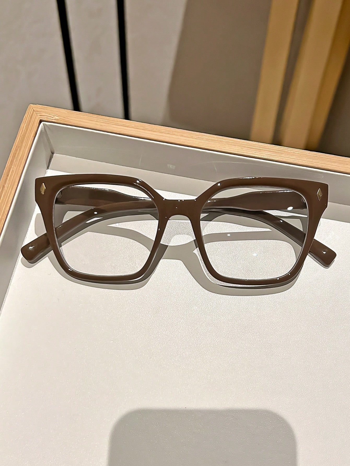 Quadratische Blaulichtfilter Brille Für Damen Gesichtsschmeichler_voghion.com