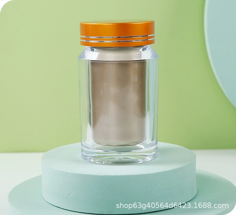亚克力瓶子现货透明食品密封瓶虫草包装瓶塑料胶囊内胆保健品瓶