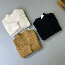 布X斯男女毛衣圆领长袖秋冬新款打底毛线针织衫时尚品牌折扣童装