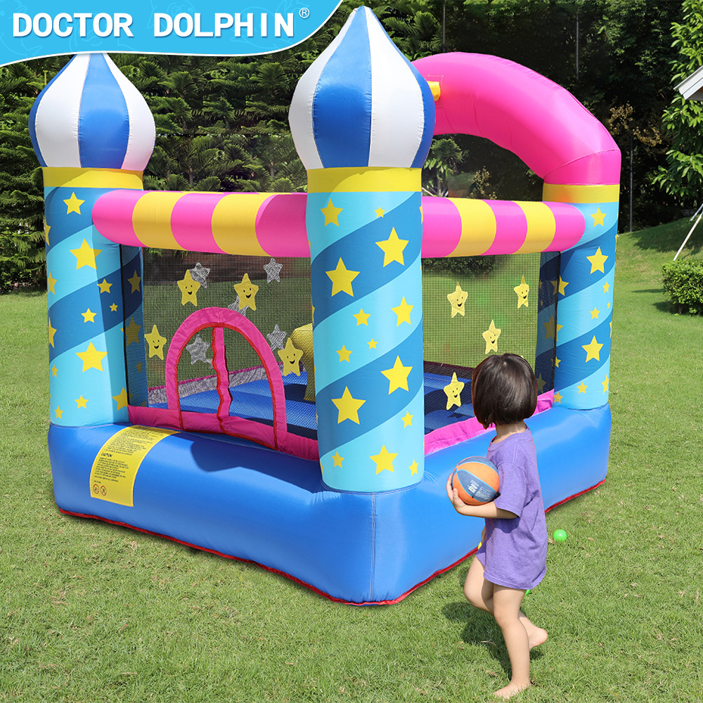 Pequeña cama de salto inflable para niños de interior y exterior, castillo de fiesta, casa, pequeño tobogán inflable, cama de salto, castillo, parque de atracciones