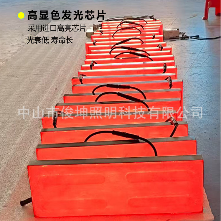 智慧斑马线发光地砖灯交通安全警示灯人行道辅助指示灯