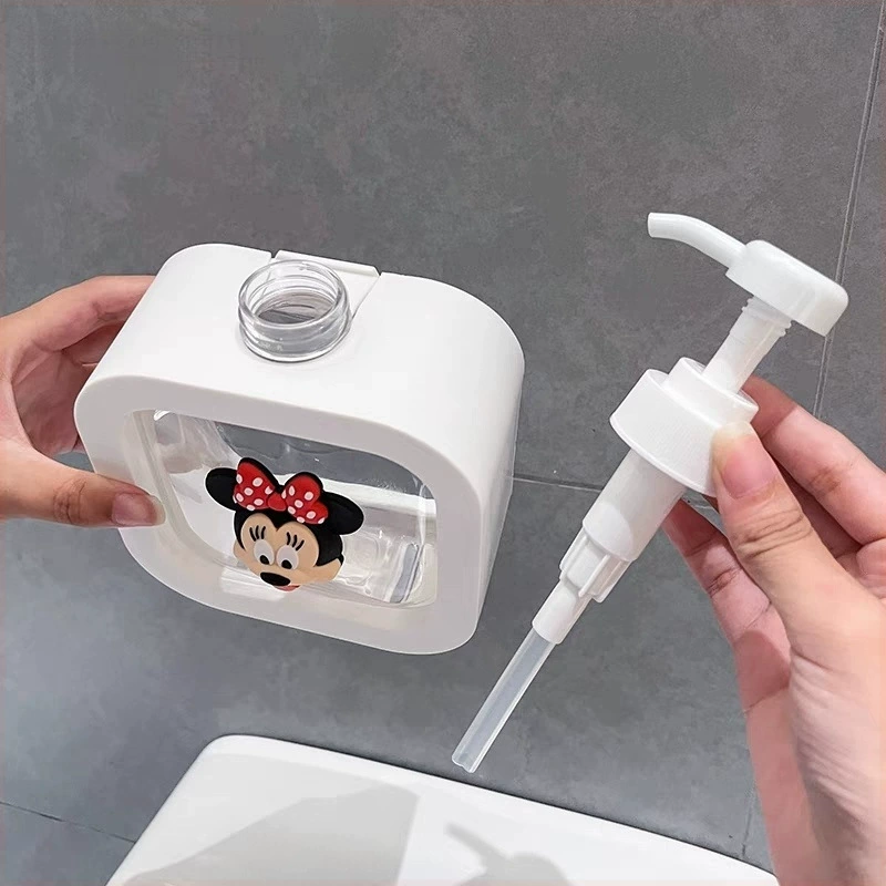 Cartoon capacious bottle, hand sanitizer, shower gel, shampoo, hard cover