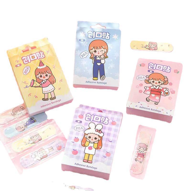 人気漫画ステッカー傷口ステッカー防水バンドエイドかわいい学生高颜値少女心okストレッチ足ステッカー|undefined