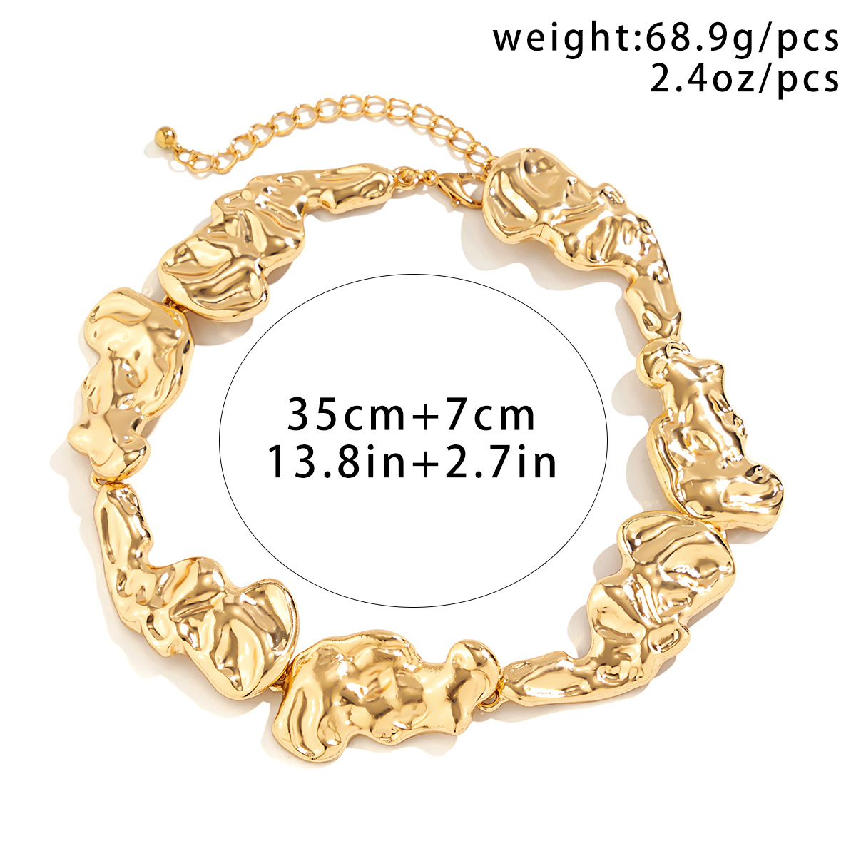 Elegant Glam Geometric Alloy Plating Women's Bracelets Earrings Necklace display picture 10