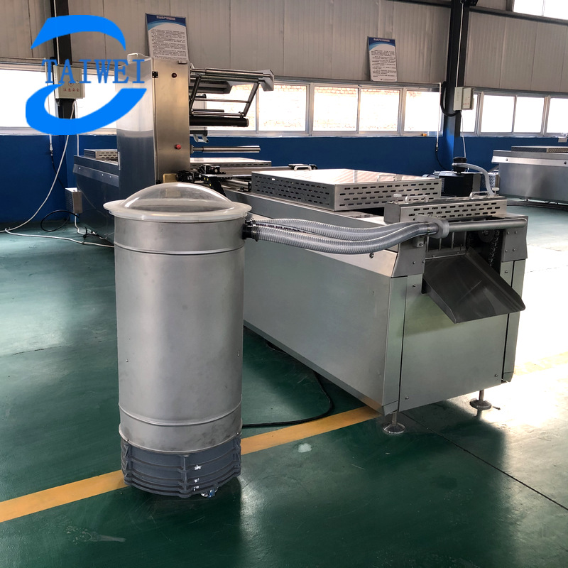 跨境猪肉脯莲藕片热成型真空封口机 阿胶糕小型拉伸膜真空包装机