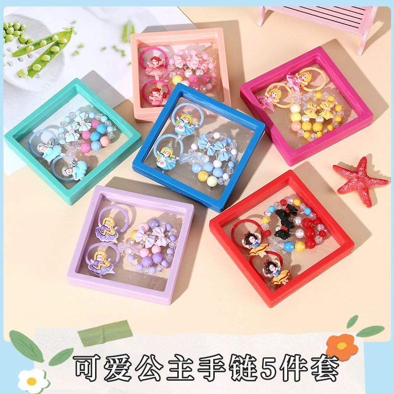 Лидер продаж, детский комплект аксессуаров для волос, браслет для балетной девушки, мультяшная повязка для волос, зажим для ушей, аксессуары для детских головных уборов, прямые продажи с фабрики