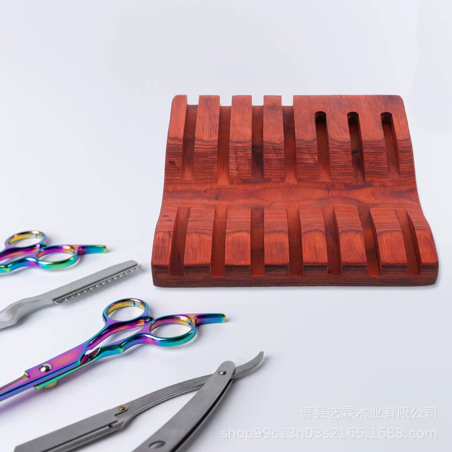 Парикмахерские ножницы держатель деревянный поддон поднос для парикмахерских ножниц для хранения волос расческа аксессуары для бритья держатель