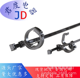 JD 带管夹的分体式固定扎带156-00574 | T50RIAHC1T-PA66HS/PA66H