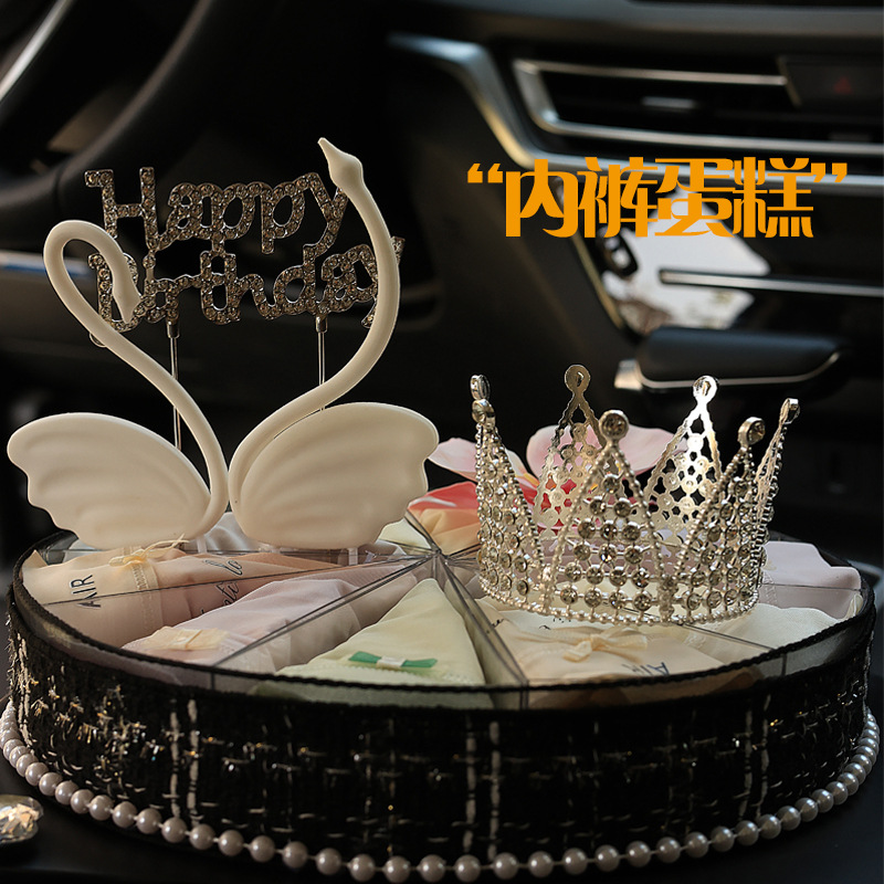 Regalo de cumpleaños del 8 de marzo, las chicas regalan a sus amigas, novias, calzoncillos creativos de alto nivel y prácticos, cajas de regalo de pastel