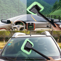 Car front windshield cleaning brush, vehicle dust remover, dehumidifier, car window scraper, dual-use multi-purpose cleaning wipe