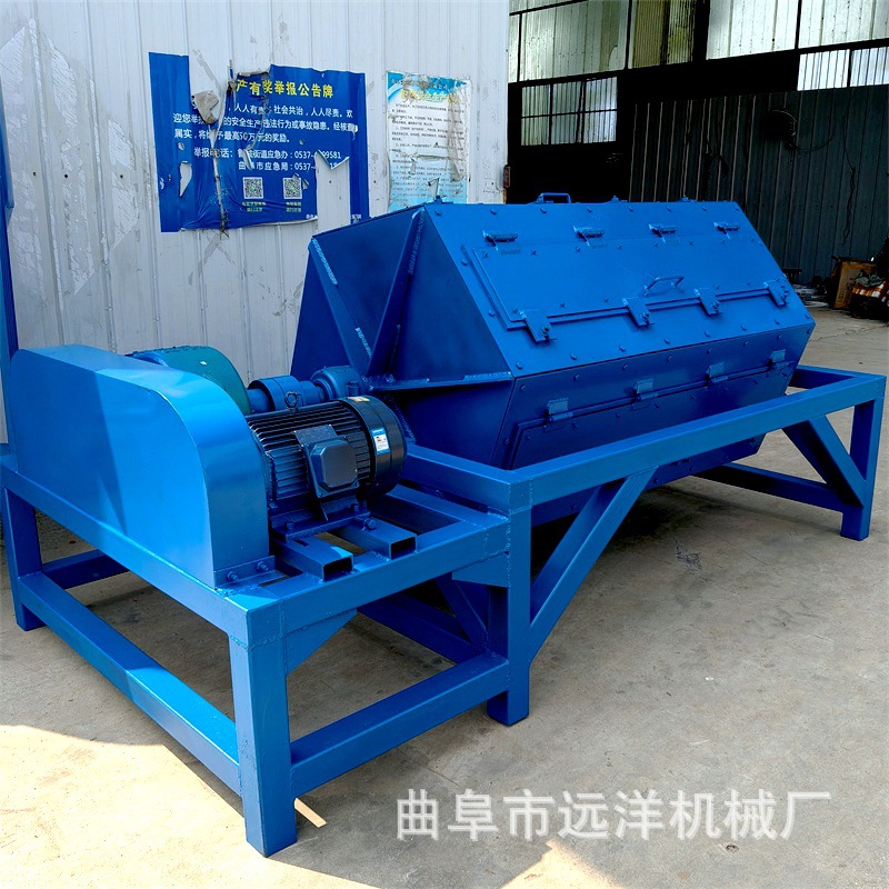 方管铁件镀锌件六角滚筒抛光机1000L滚筒除锈打磨机