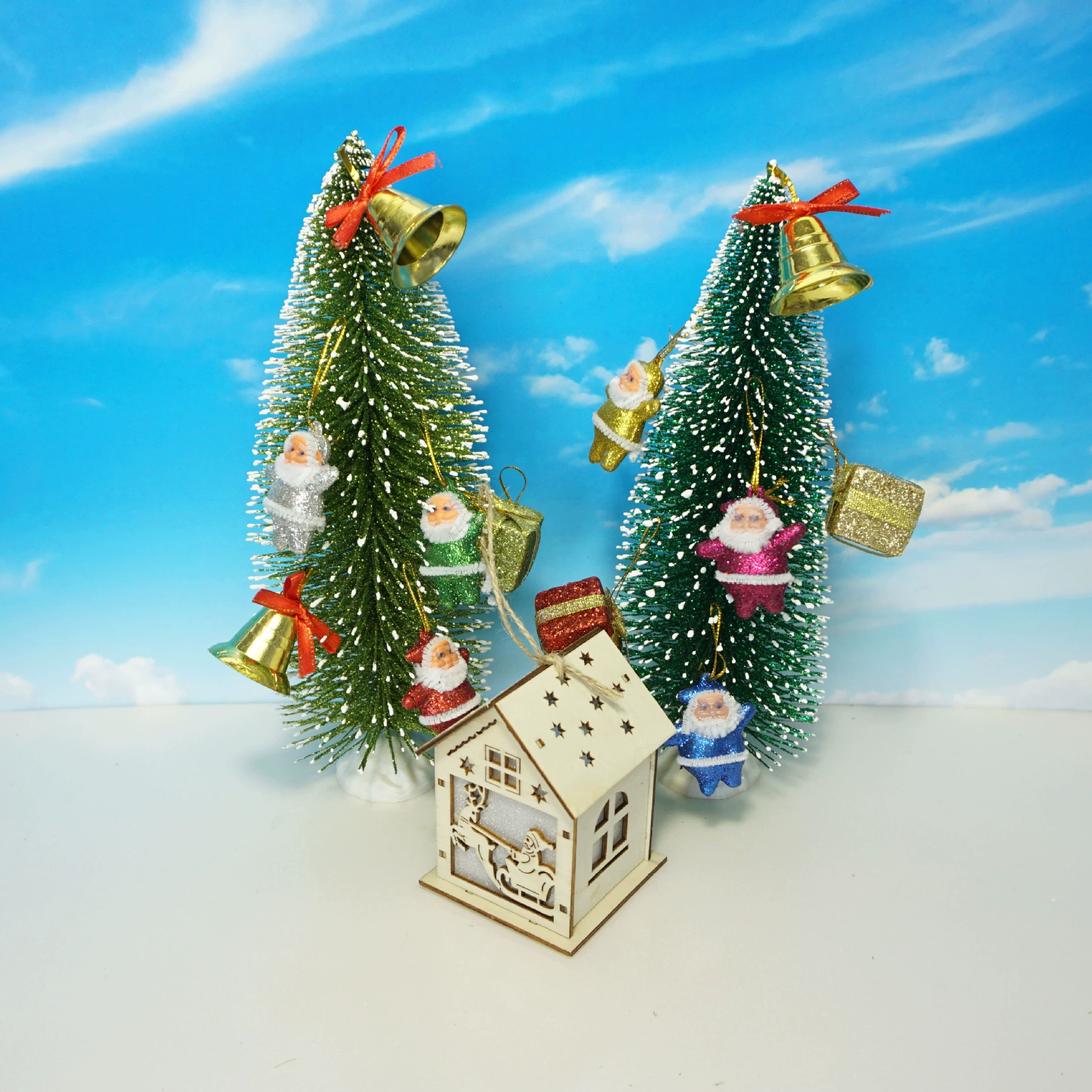 Рождественские украшения DIY Санта-Клаус подарок колокольчик мини-украшения Рождественские украшения материал сумка