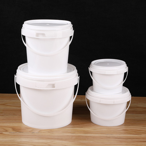 Transparent plastic barrel, 1 liter environmentally friendly laundry beads portable barrel, sealed packaging barrel, crystal mud packaging barrel
