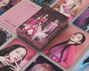现货55张粉墨BP 新专Born Pink小卡Lomo小卡收藏卡Jennie Jisoo-阿里巴巴