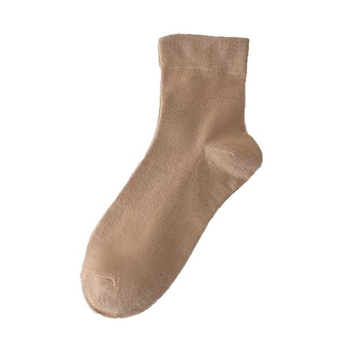 Zhuji Summer Thin Crew Socks, Versatile Medium Calf Socks, Japanese Postpartum Socks, Breathable Sweat-absorbent Student Long Calf Socks