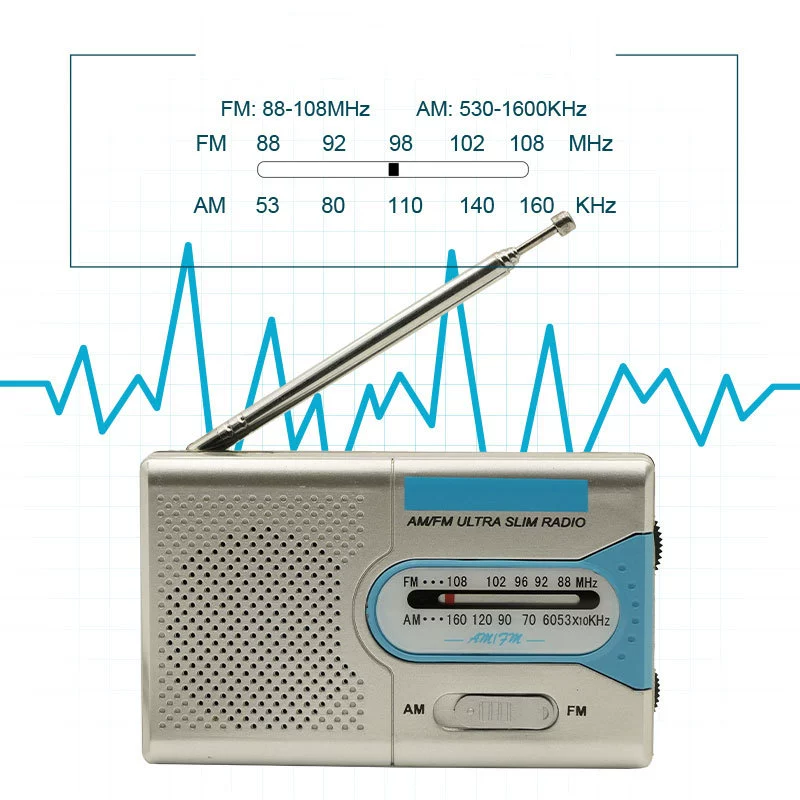 Мини-радио Портативный многополосный AM/FM-радио старый компьютер Amazon взрывные оптом